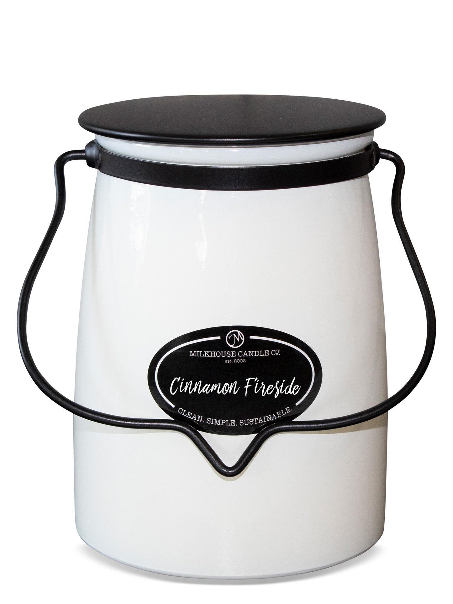 Milkhouse Candles Cinnamon Fireside Butter Jar 22 oz