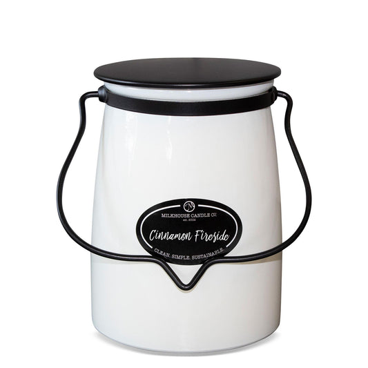 Milkhouse Candles Cinnamon Fireside Butter Jar 22 oz