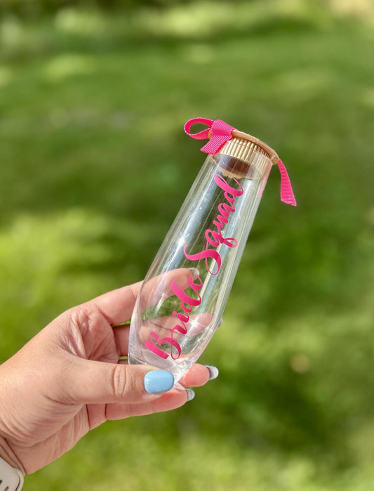Bride Squad Stemless Champagne Flute