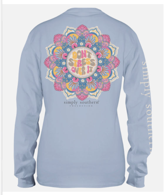 Simply Southern Stress Long Sleeve Tee