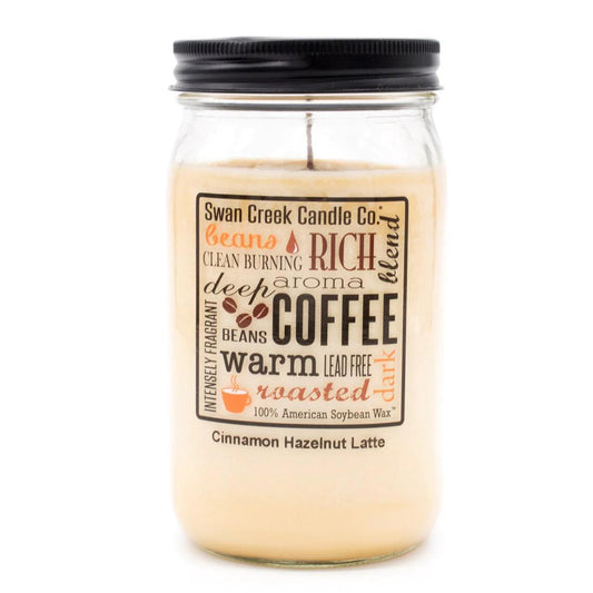 Swan Creek Cinnamon Hazelnut Latte Candle (24 oz)