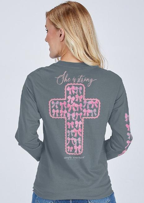 Simply Southern Long Sleeve Strong Tee