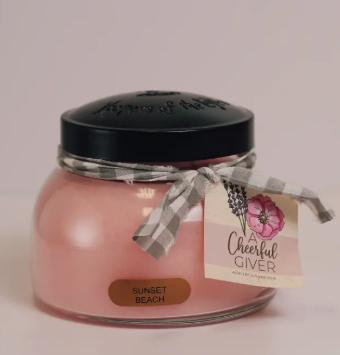 A Cheerful Giver Candle Sunset Beach Candle (22oz)