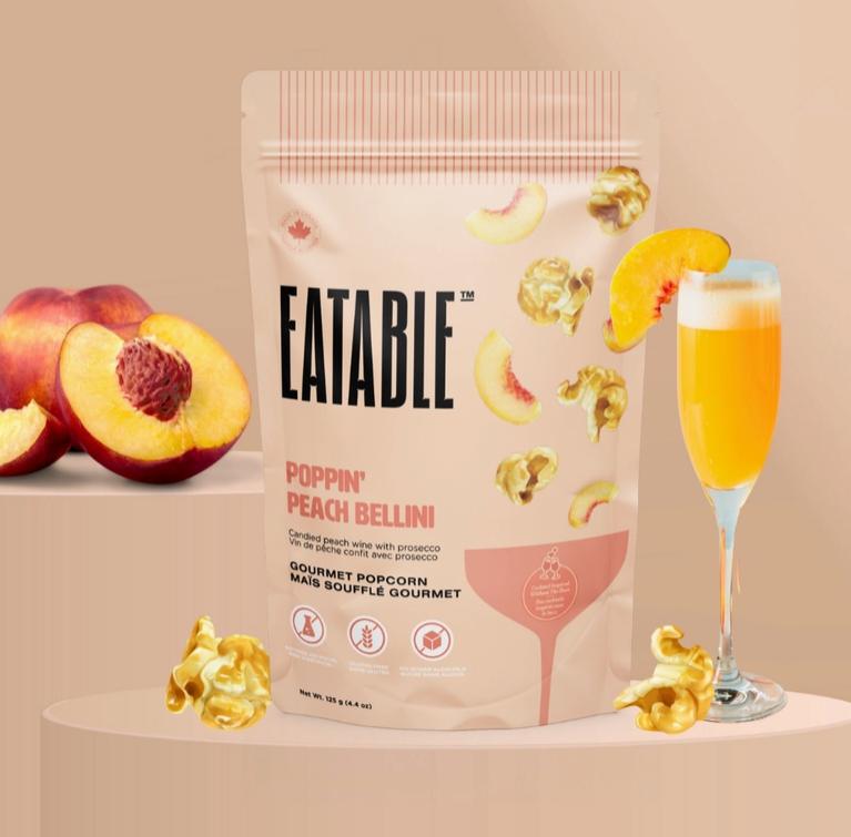 Poppin' Peach Bellini - Gourmet Candied Popcorn