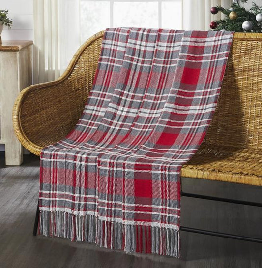 Gregor Plaid Woven Throw