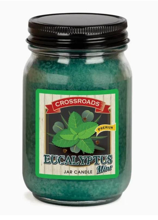 Crossroads Eucalyptus Mint - 12 oz. Pint Candle