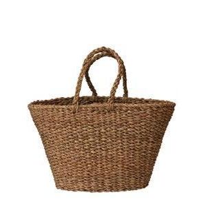 Hand-Woven Tote with Handles