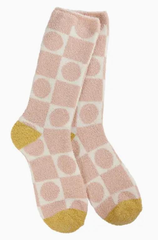 World's Softest Socks Cozy Collection (Geometric Rose)