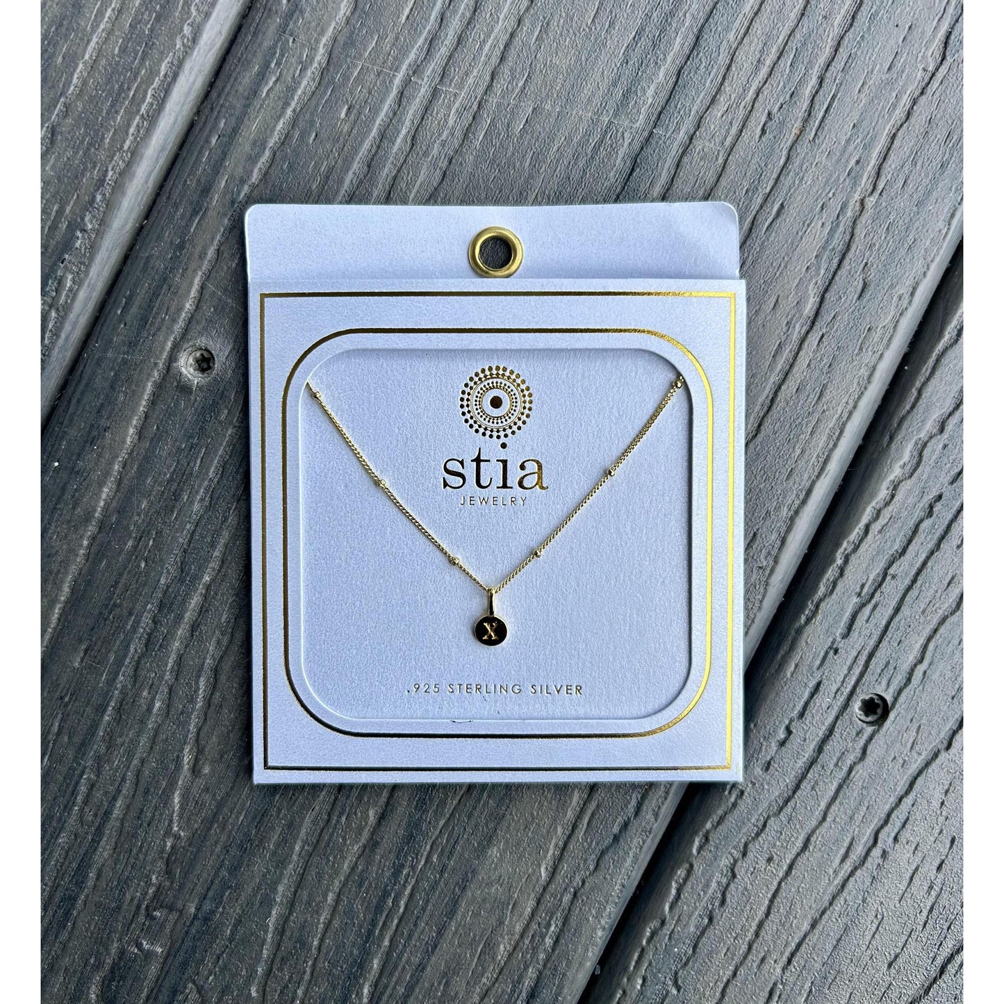 "X" Necklace (gold)