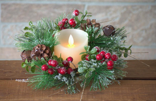 Rusty Bells 4.5in Candle Ring