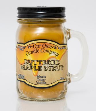 Our Own Candle Company Buttered Maple Syrup Mason Jar Candle