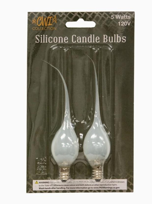 2/Pkg 5W Clear Silicone Bulbs