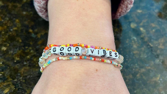 Back Bay Bead Company Bracelet (Good Vibes)