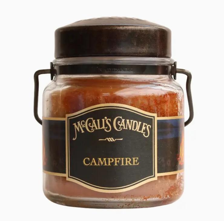 McCall's Candles Double Wick Classic 16oz- Campfire