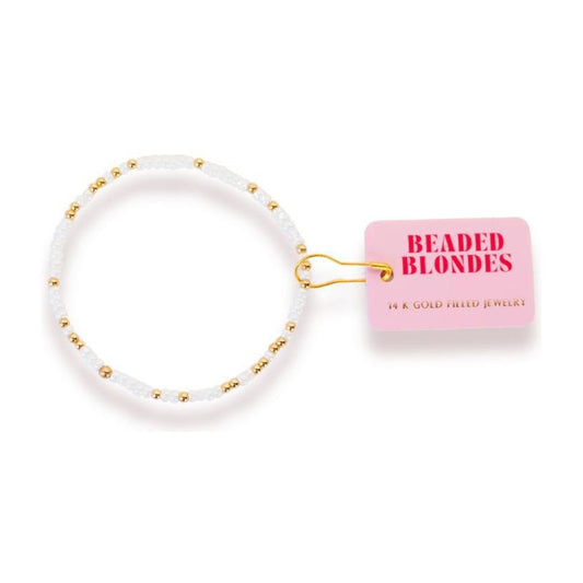 Beaded Blondes Luster Sprinkle Bracelet