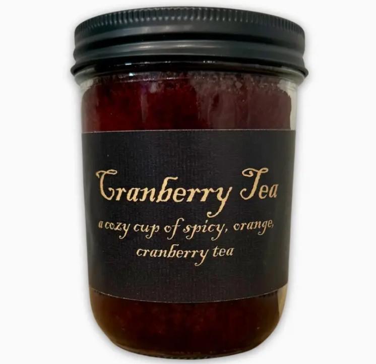 Black Label Cranberry Tea Candle | 16oz Mason Jar