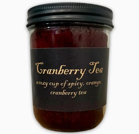 Black Label Cranberry Tea Candle | 16oz Mason Jar