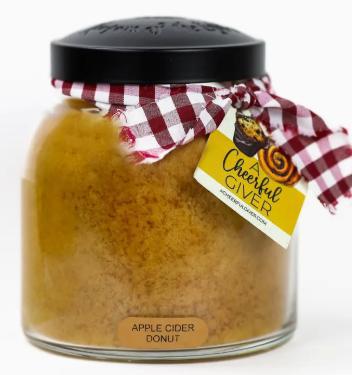 A Cheerful Giver Candle Apple Cider Donut Candle (34oz)