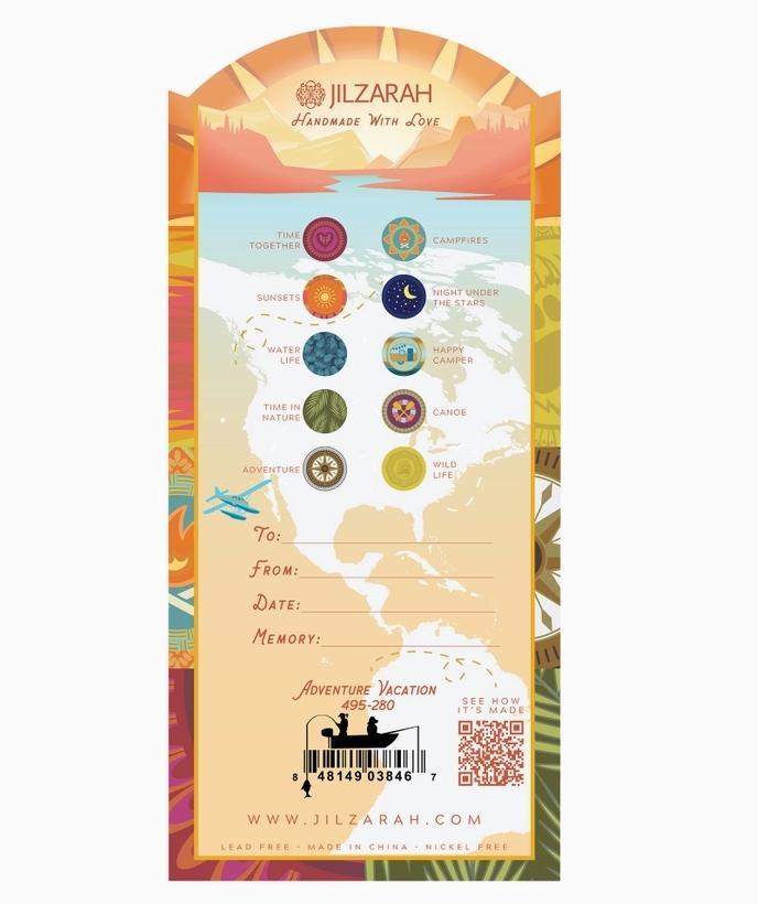 Jilzarah Adventure Vacation Memory Bracelet