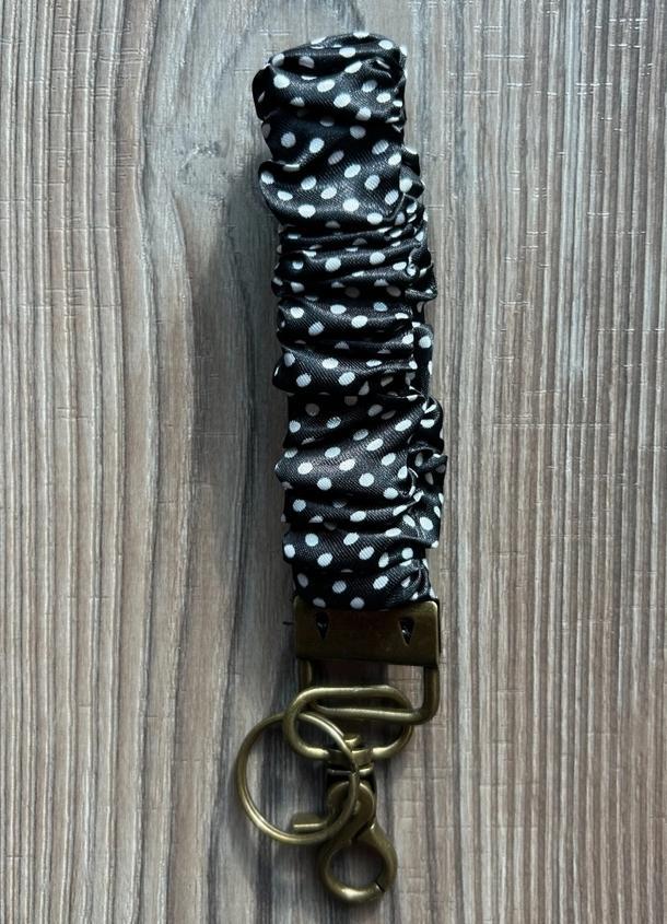 Silky Scrunchie Wristlet Keychain