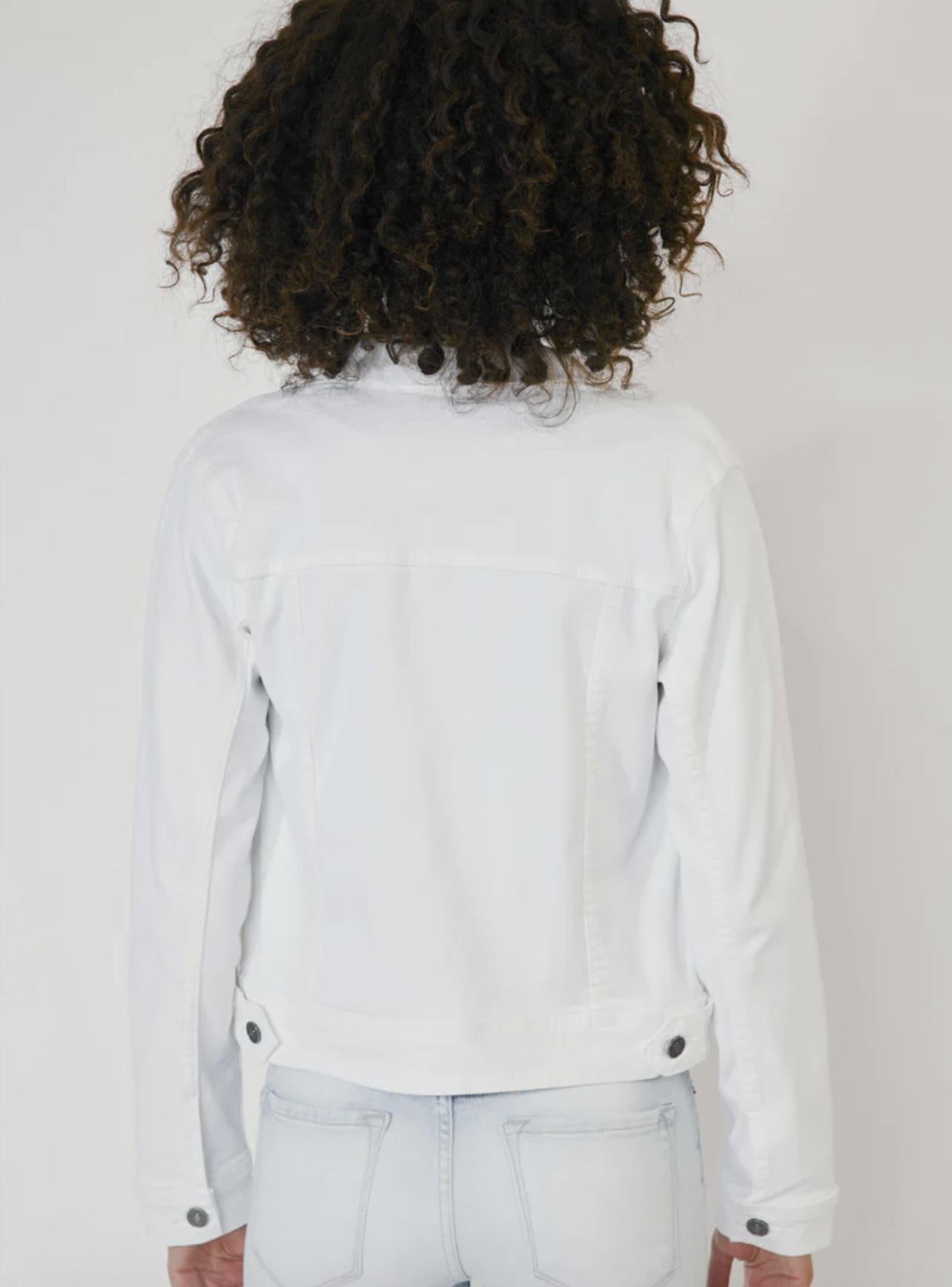 Yumi Denim Jacket (White)