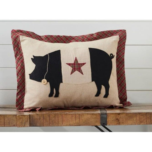 Cider Mill Primitive Pig Pillow