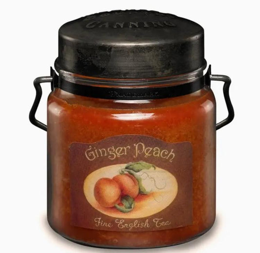 McCall’s Candles Classic Jar Candle-16oz-Ginger Peach