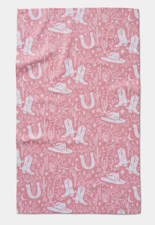 Geometry Kitchen Tea Towel Cowgirl Chic