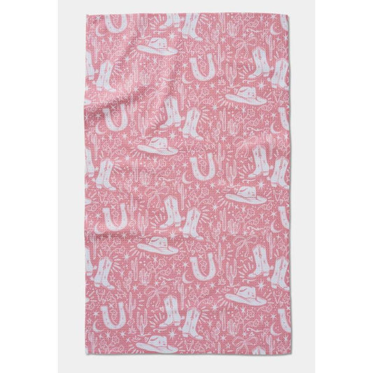 Geometry Kitchen Tea Towel Cowgirl Chic