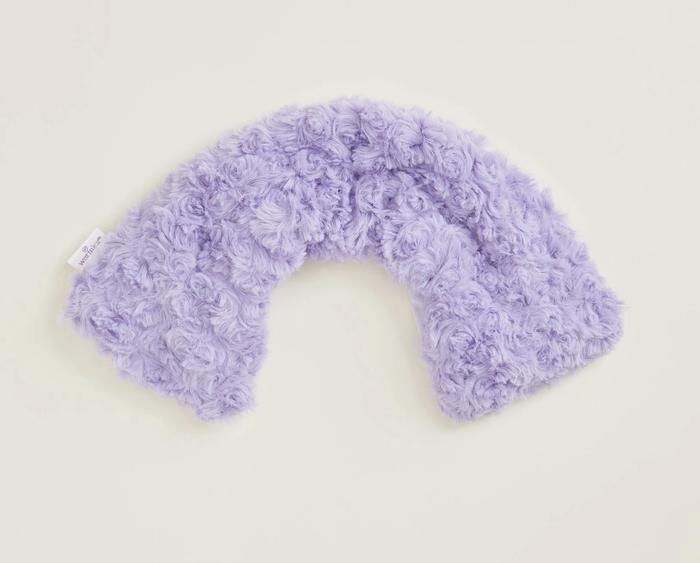 Curly Purple Warmies Neck Wrap