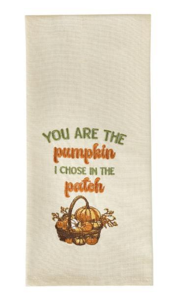 You Are The Pumpkin Dishtowel