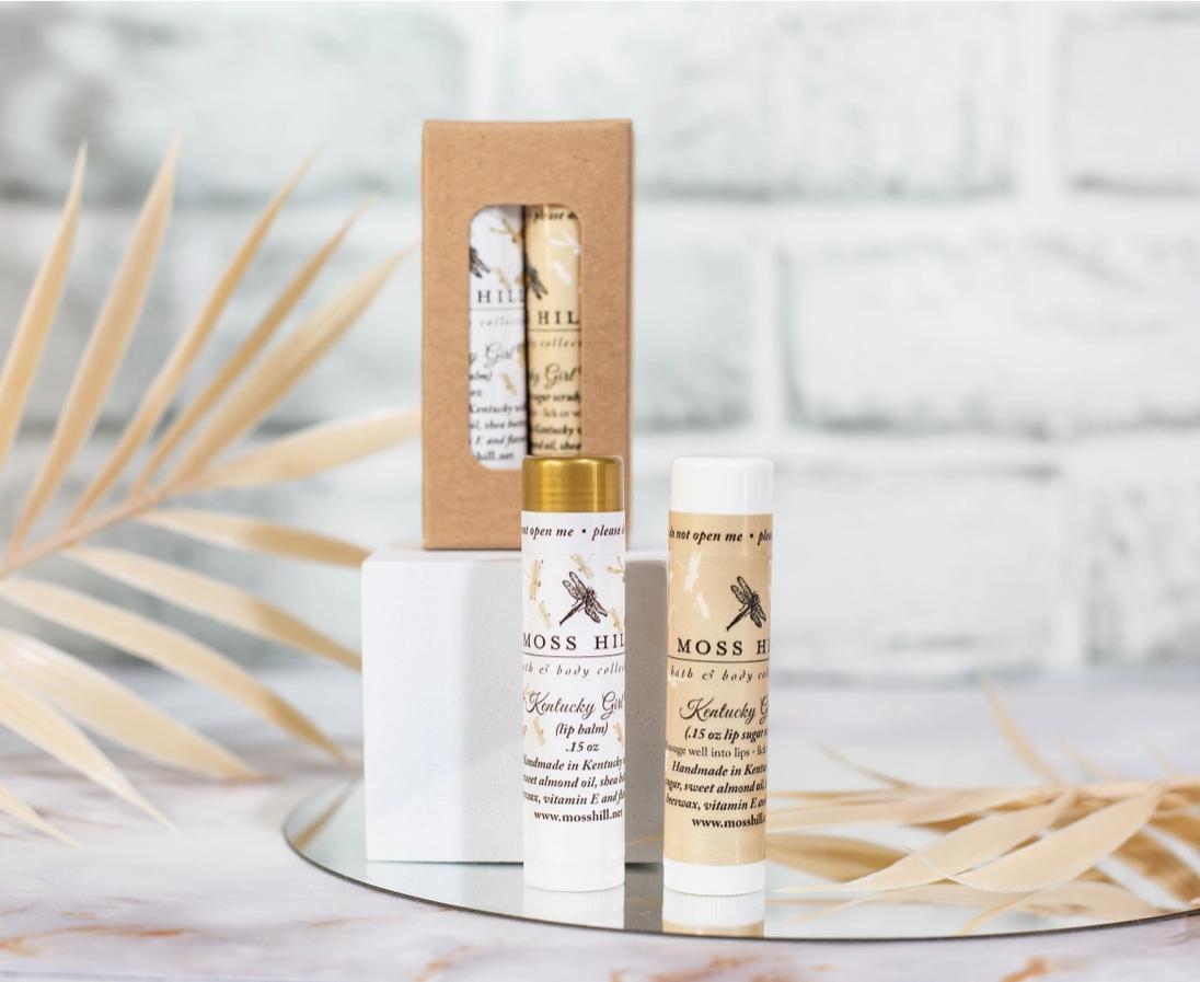 Moss Hill Lip Balm and Lip Scrub Set
