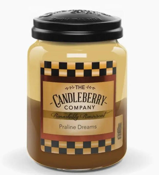 The Candleberry Company Praline Dreams™, Large Jar Candle
