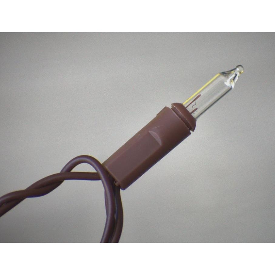 Mini Country Lights Brown Cord 100 Bulb