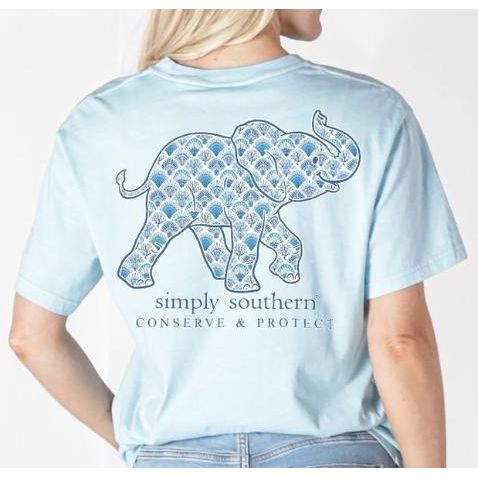 Simply Southern Short Sleeve Elephant Tracker Tee