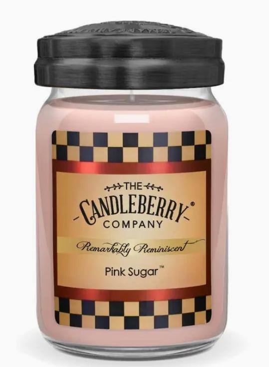 The Candleberry Company Pink Sugar™, Large Jar Candle