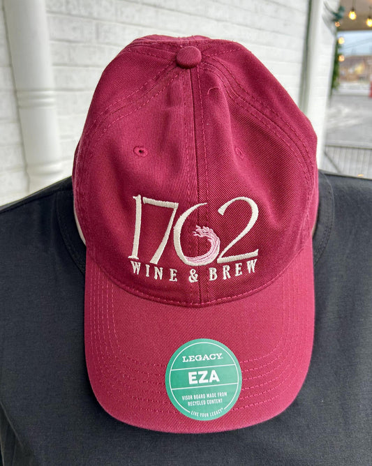 1762 Wine & Brew Hat (Maroon)