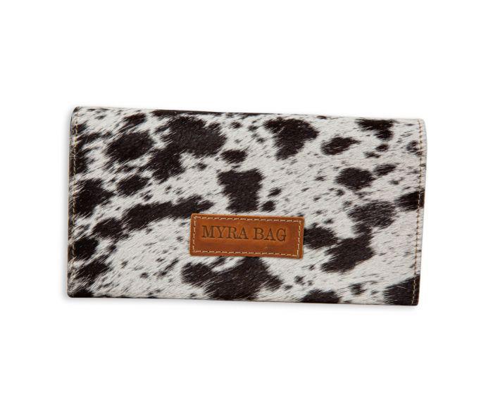 Myra Bloomin’ Steer Hand-tooled Wallet (S-8171)