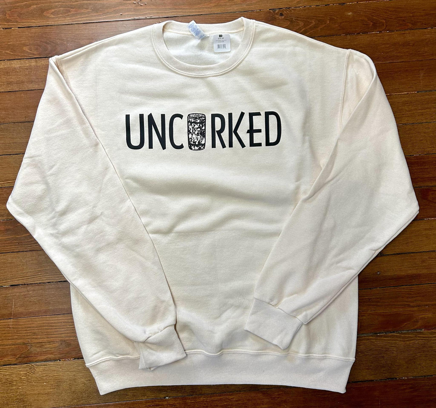 Uncorked Crewneck (Cream)