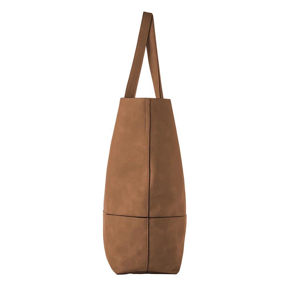 Taylor Tote (Camel Suede)