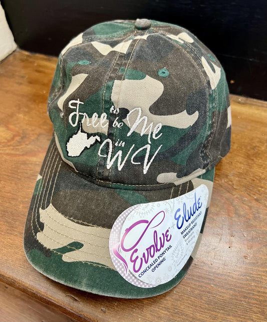 Free To Be Me In WV Hat (Camo)