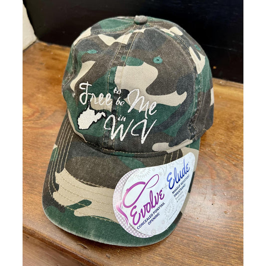 Free To Be Me In WV Hat (Camo)