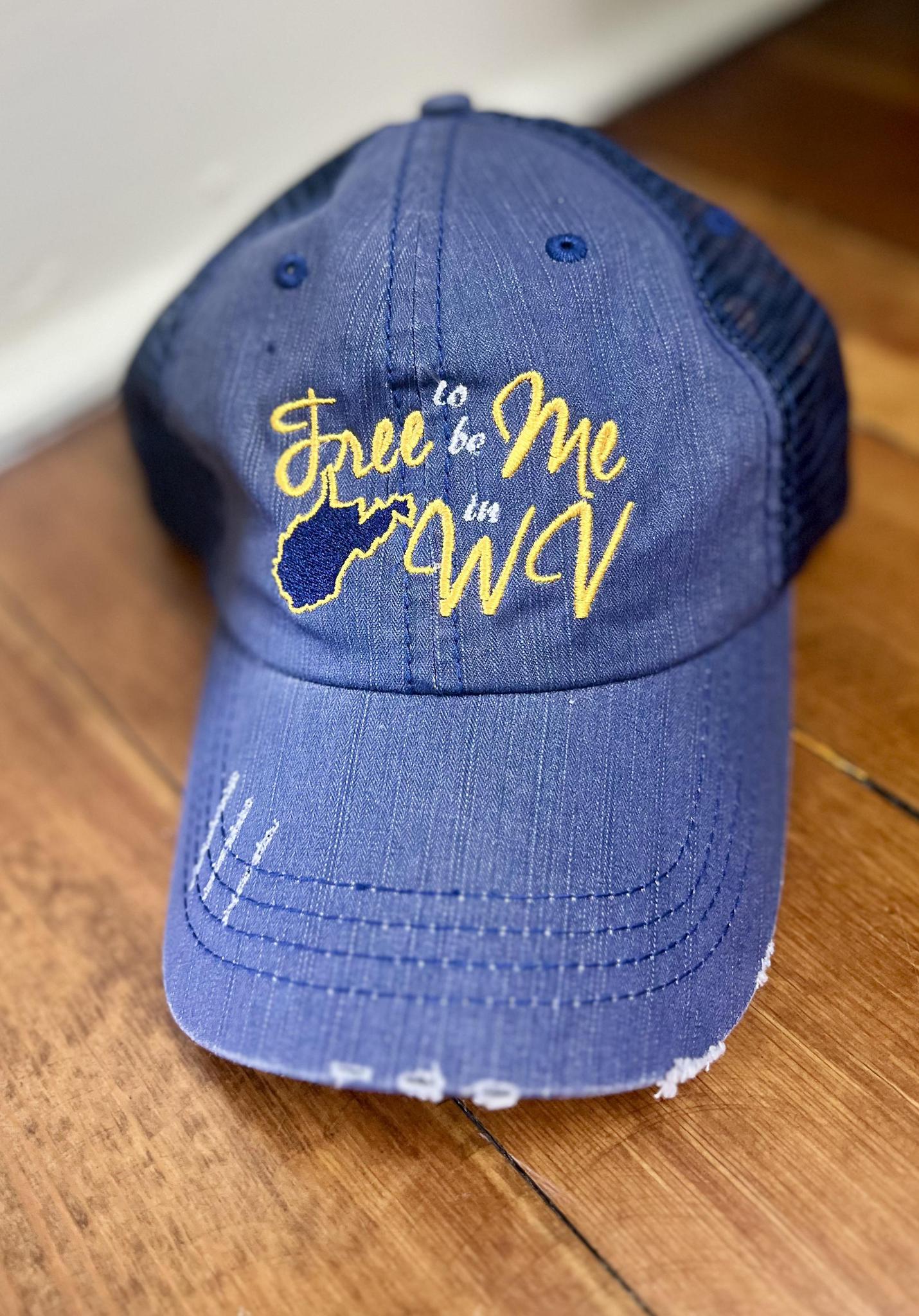 Free To Be Me In WV Hat (Blue)