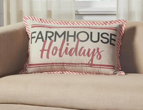 Sawyer Mill Farmhouse Holidays Pillow