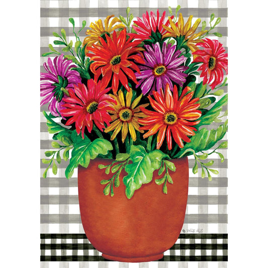 Potted Gerberas Flag