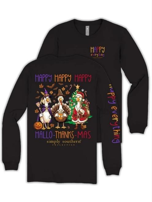 Simply Southern Long Sleeve Happy Goose Tee