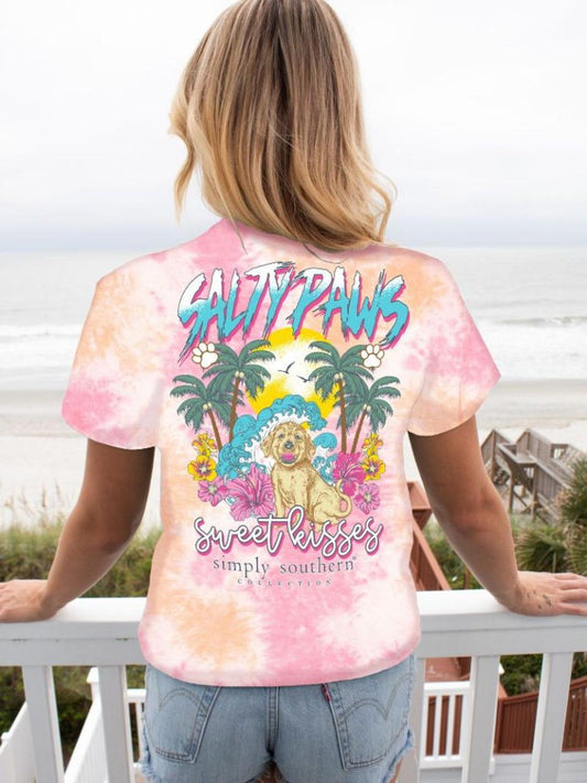 Simply Southern Short Sleeve Paws Tee