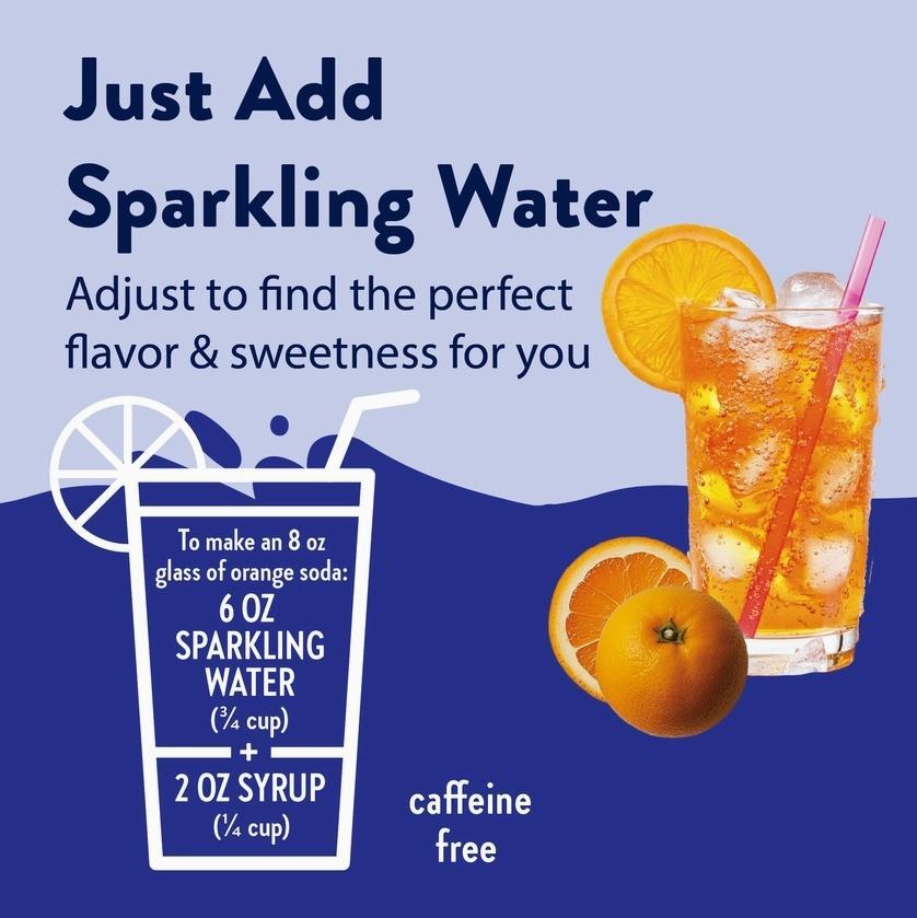 Jordan's Skinny Mixes Sugar Free Orange Soda Syrup