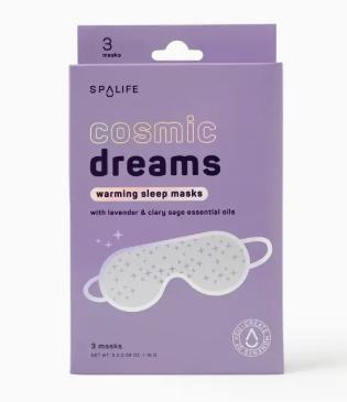 Cosmic Dreams Warming Sleep Masks, Spa Eye Masks - 3 Masks