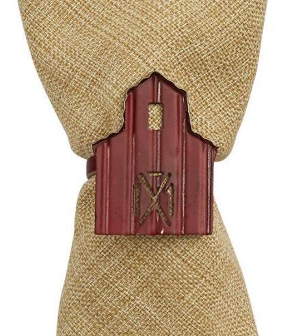 Red Barn Napkin Ring